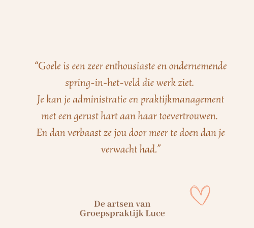 Goele Nolmans FinaFlorence virtueel assistent VA va virtual assistant administratieve hulp admin support admintaken zorgsector zorgprofessionals zorgprofessional zorg administratieve hulpverlening administratieve duizendpoot administratieve duizendpoot freelance administratieve ondersteuning medical management assistent medisch secretaresse freelance administratieve hulp ondersteuning vanop afstand Limburg Bilzen kosten virtueel assistent social media uitbesteden VA virtual assistant België personal assistant persoonlijk assistent medisch secretariaat tijdelijke vervanger medisch secretariaat praktijken Allround administratie Medische administratie financiële administratie HR administratie eventorganisatie zorgsector zorg