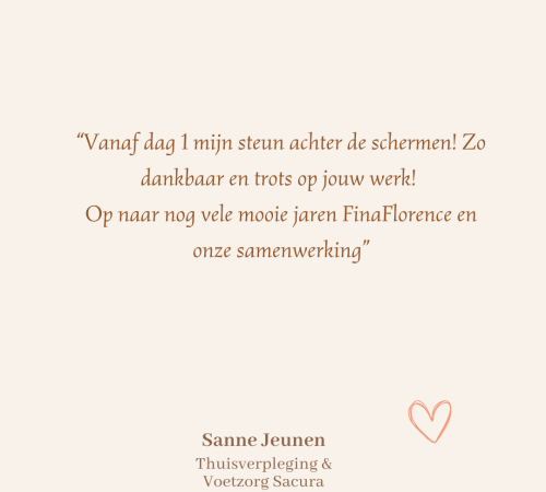 Goele Nolmans FinaFlorence virtueel assistent VA va virtual assistant administratieve hulp admin support admintaken zorgsector zorgprofessionals zorgprofessional zorg administratieve hulpverlening administratieve duizendpoot administratieve duizendpoot freelance administratieve ondersteuning medical management assistent medisch secretaresse freelance administratieve hulp ondersteuning vanop afstand Limburg Bilzen kosten virtueel assistent social media uitbesteden VA virtual assistant België personal assistant persoonlijk assistent medisch secretariaat tijdelijke vervanger medisch secretariaat praktijken Allround administratie Medische administratie financiële administratie HR administratie eventorganisatie zorgsector zorg
